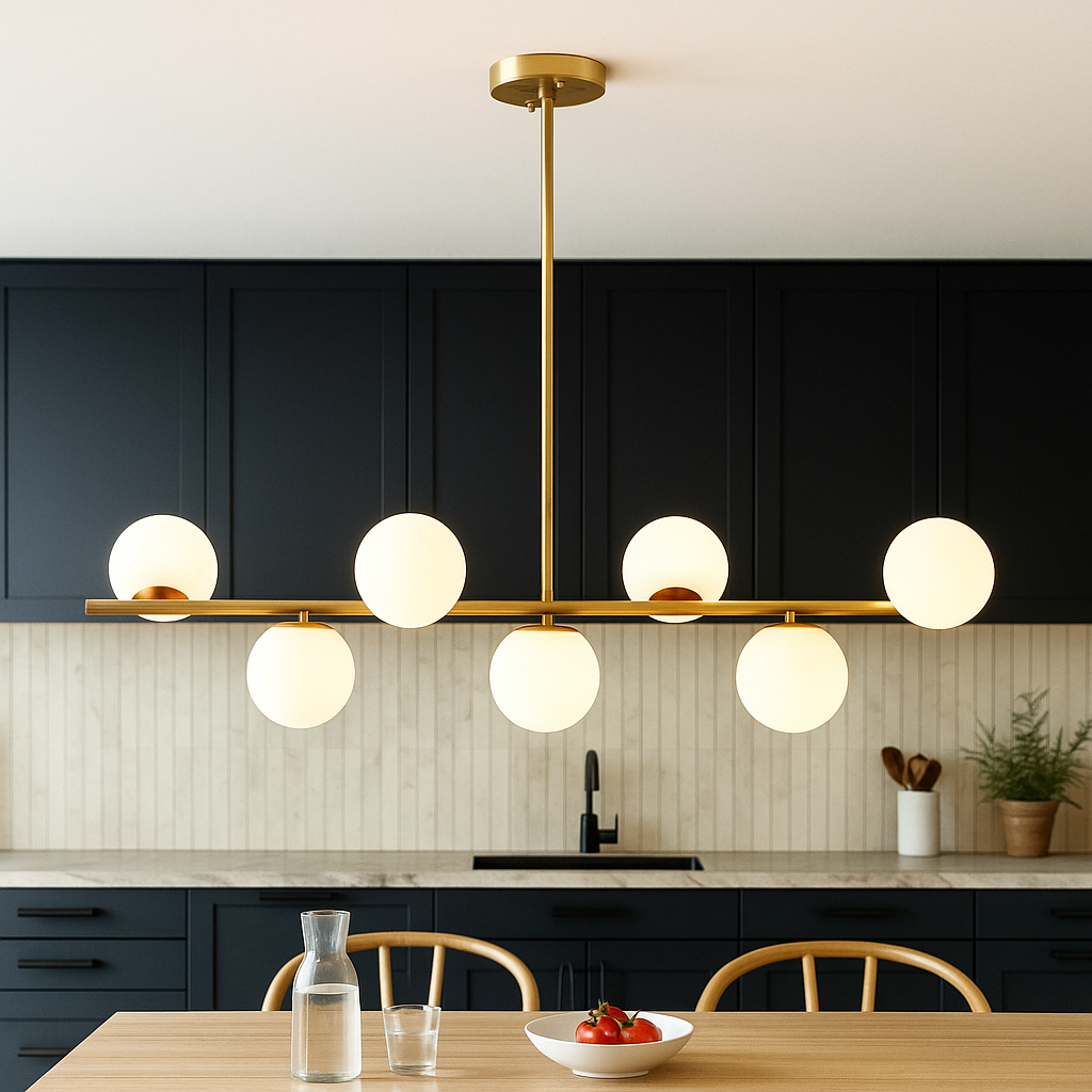 Golden Chandelier Kitchen Table 3