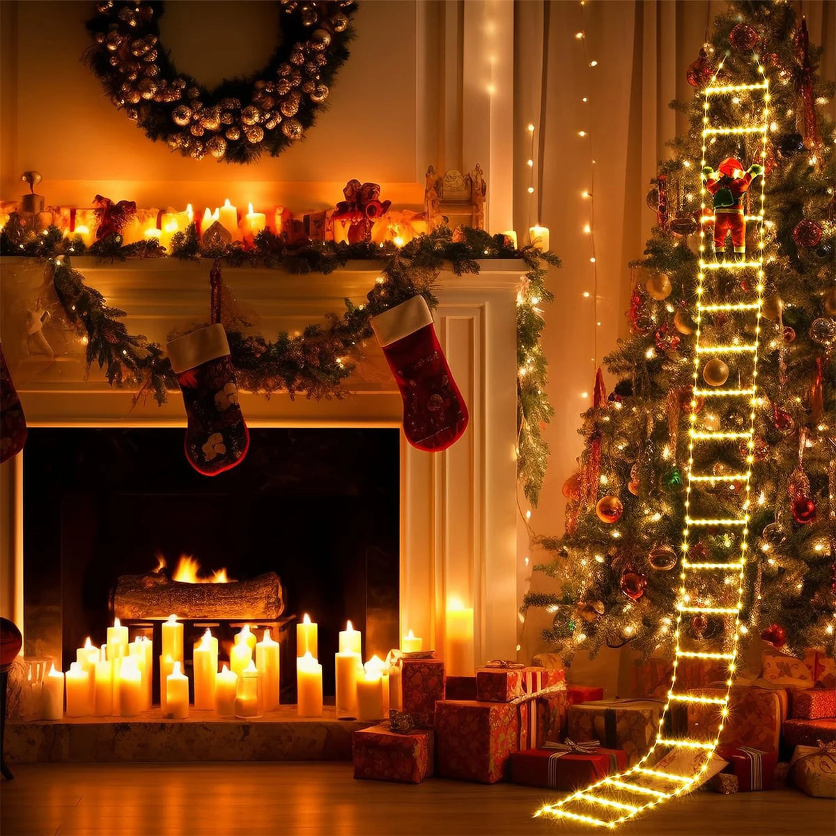 Golden Climb | Elegant Christmas Lights 4
