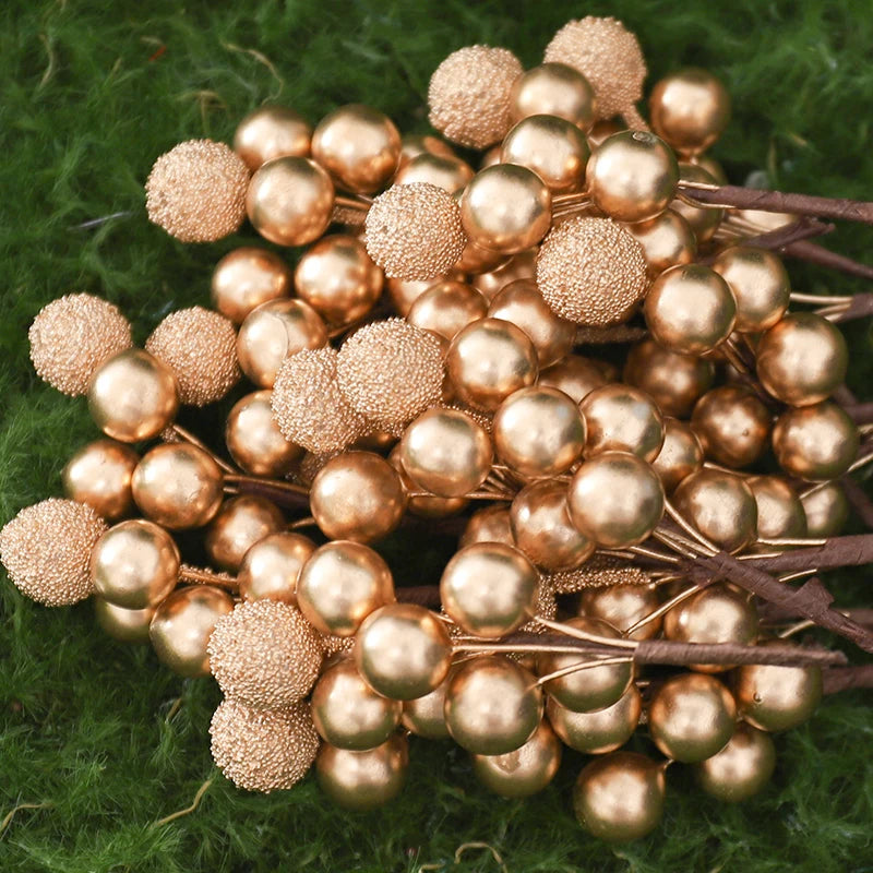Golden Elegance | Christmas Tree Decoration Bouquet Set 1