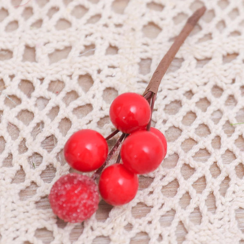 Golden Elegance | Christmas Tree Decoration Bouquet Set 8
