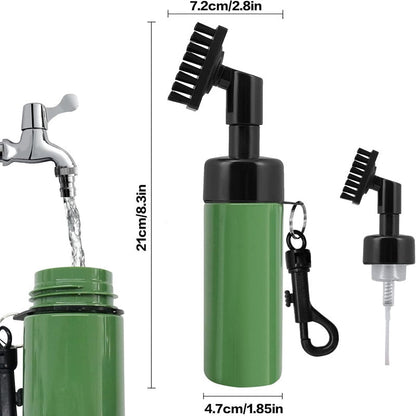 Compact Golf Club Cleaning Brush Tool