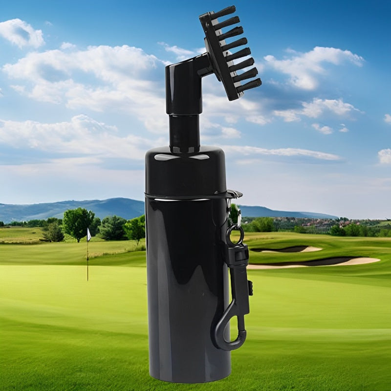Compact Golf Club Cleaning Brush Tool