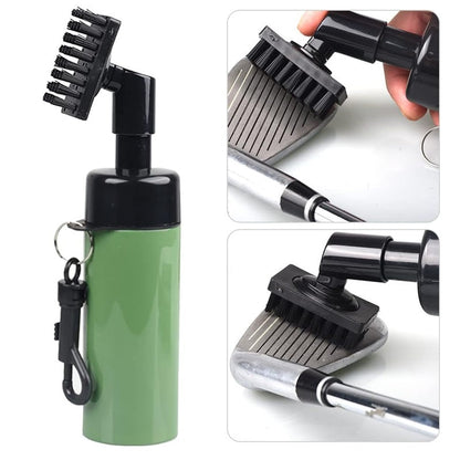 Compact Golf Club Cleaning Brush Tool
