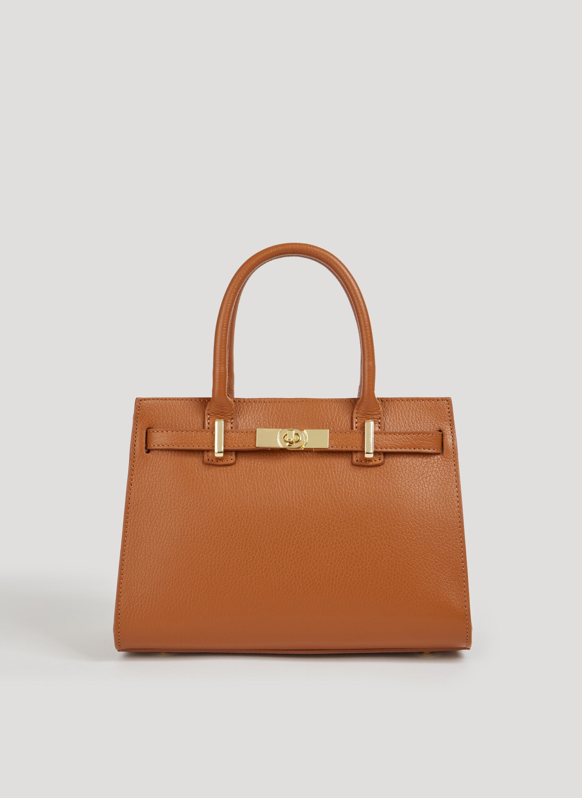 Fashionable Leather Tote Handbag - Fesara