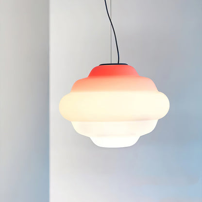 Stylish Pendant Lamp with Colorful Soft Glow