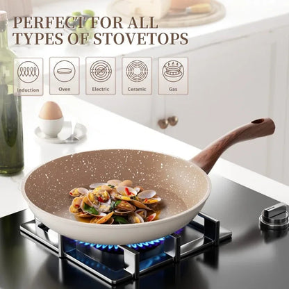 GraniteFusion | Durable Non-Stick Aluminum Frying Pan for Versatile Cooking 3