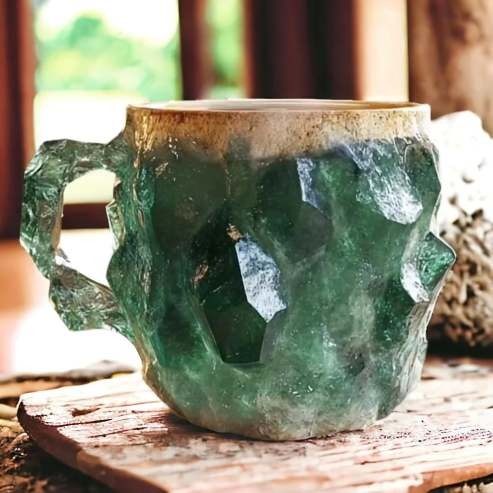 Luxurious Crystal Coffee Mugs