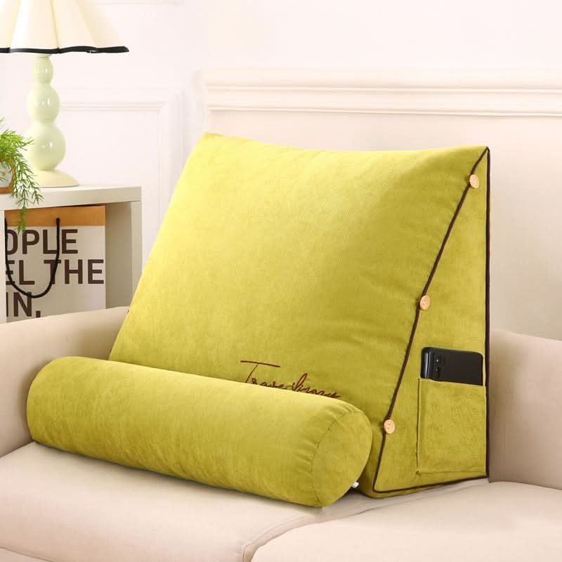 Contour Back Support Pillow with Built in Neck Rest