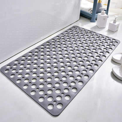 Anti-Slip Shower Mat with Suction Cups and Fast Dry Design