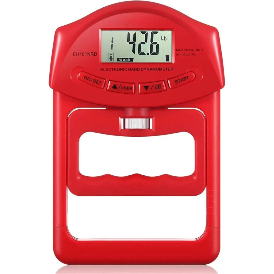 Gripmaster Digital – Precision hand-held measuring device for measuring grip force up to 120 kg 8