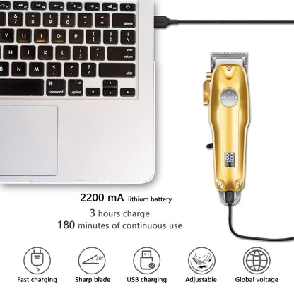 GroomMaster | Sleek Versatile 3-in-1 Hair Clipper and Beard Trimmer Set 5