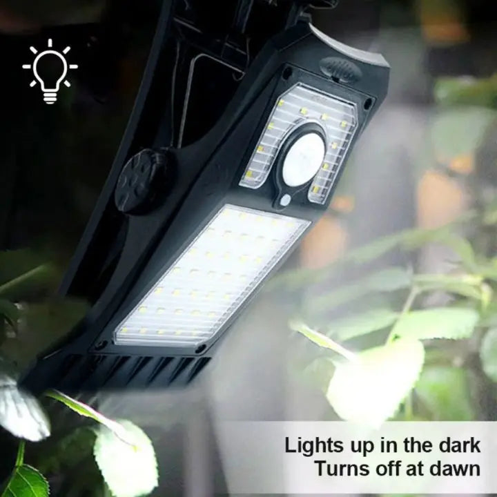 Bright Solar Powered Outdoor Security Light
