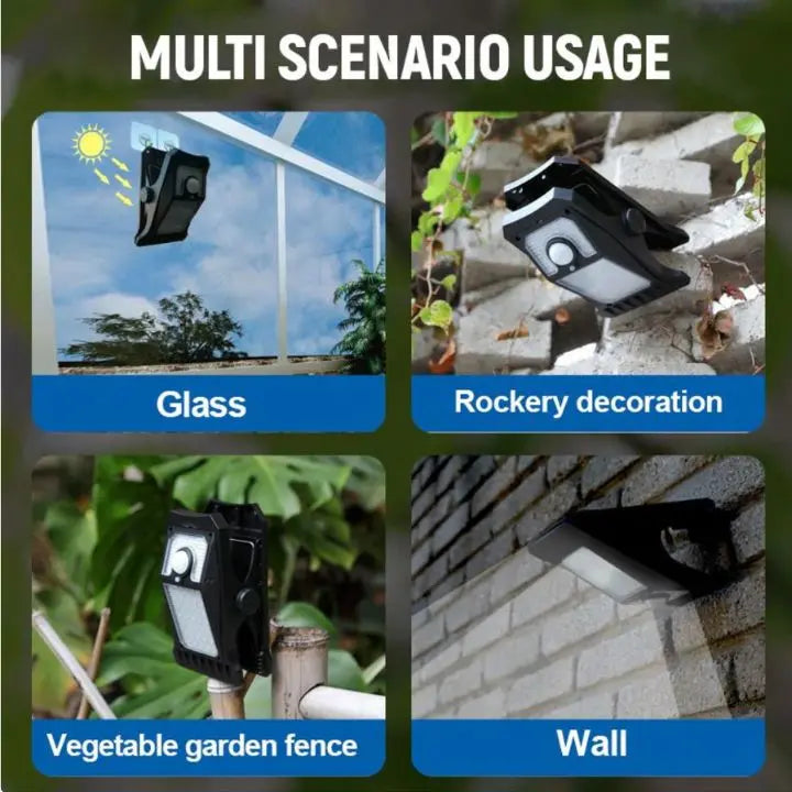 Bright Solar Powered Outdoor Security Light