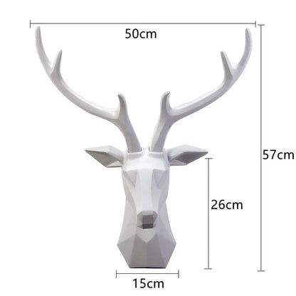 Luxury 3D Deer Head Wall Decoration