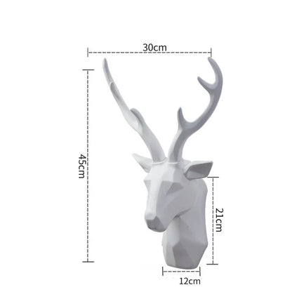 Luxury 3D Deer Head Wall Decoration