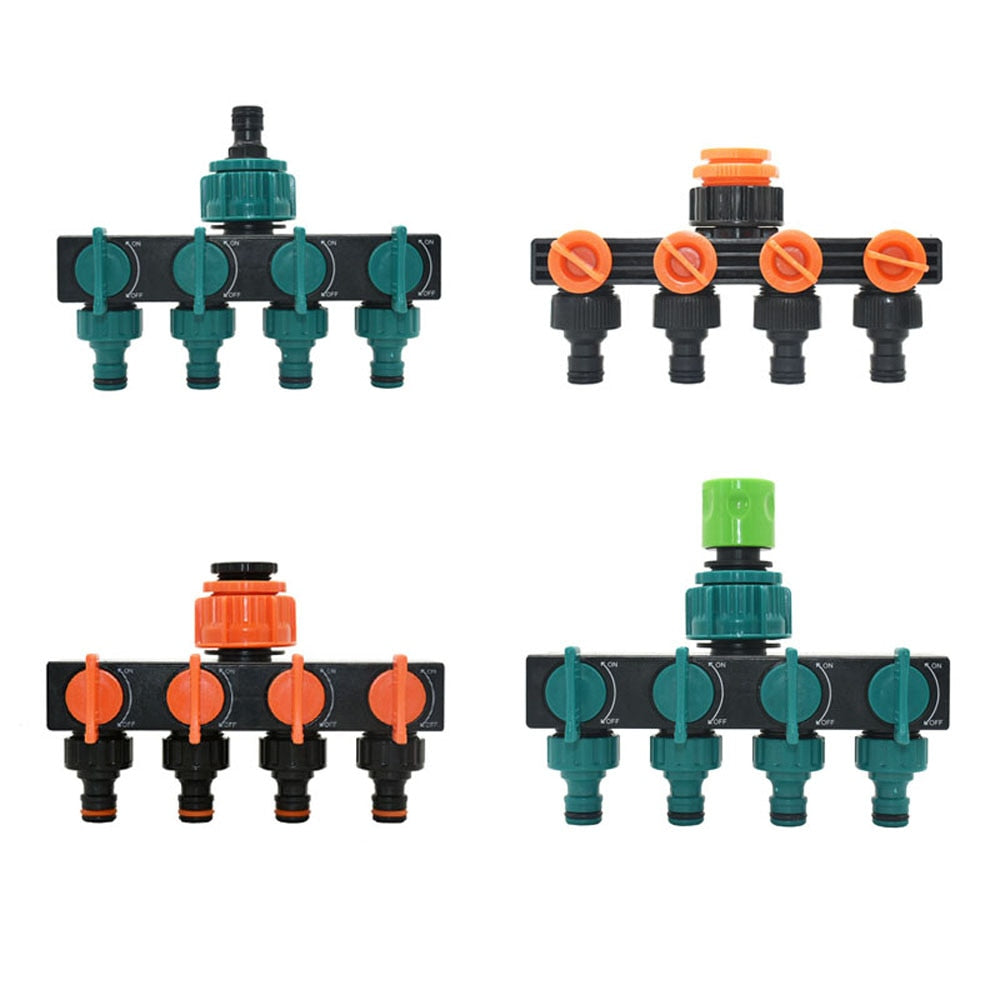 4-Way Outdoor Water Splitter Valve