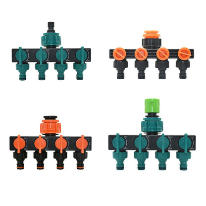 4-Way Outdoor Water Splitter Valve