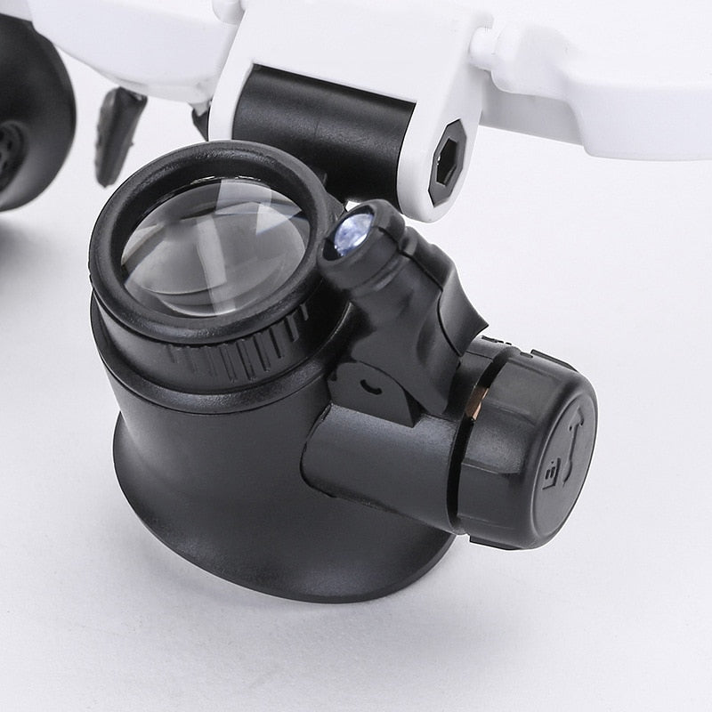 Premium LED Magnifying Glasses with Adjustable Zoom