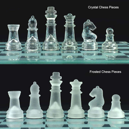 Classic Glass Chess Board Set
