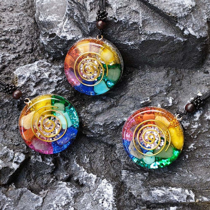 Calming Yoga Geometric Drop Necklace