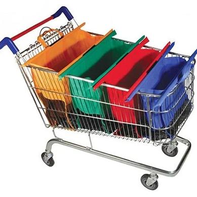 Reusable Grocery Shopping Bag Set of 4