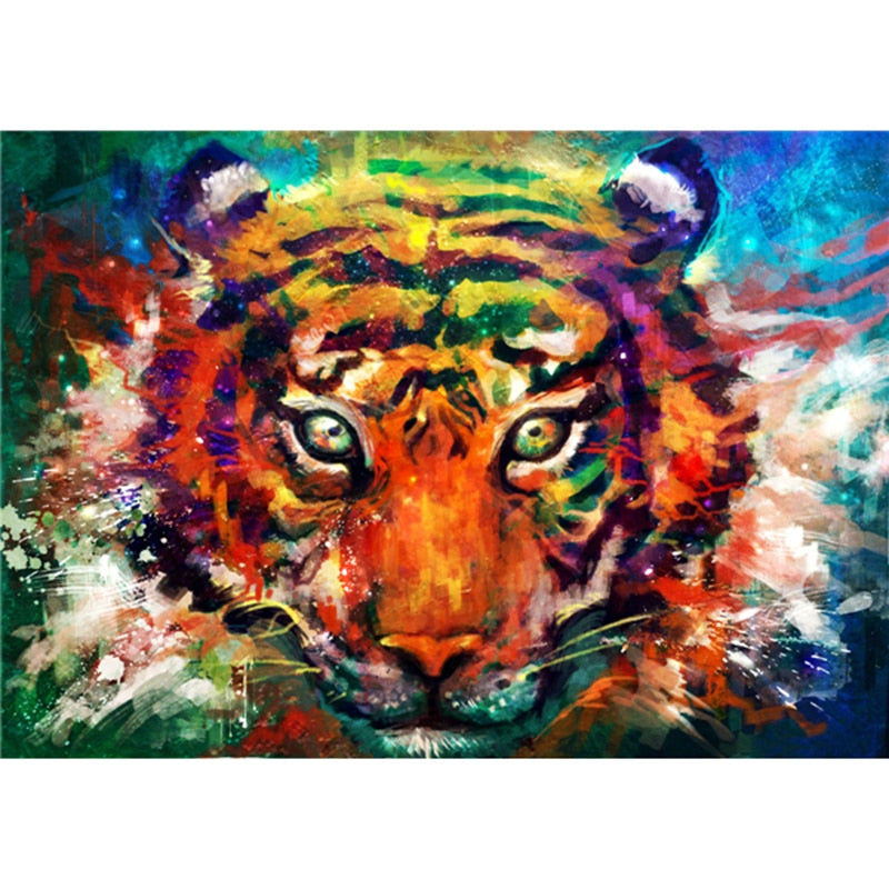 Colorful Animal Art Kit by Numbers
