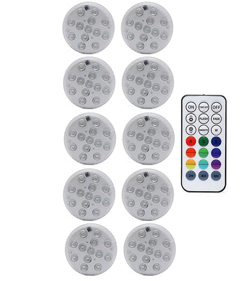 Colorful LED Waterproof Lamp with Remote