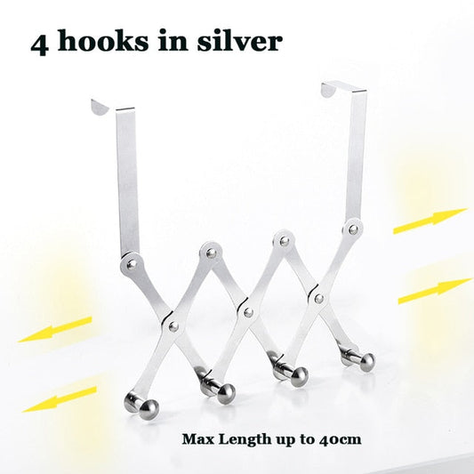 Space Saving Over Door Closet Hook Rack - Fesara