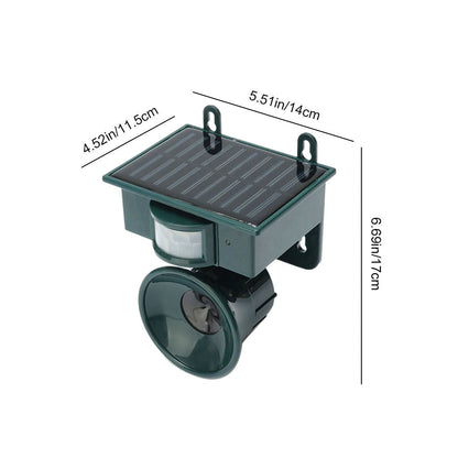 Outdoor Bird Repellent Motion Activated Sonic Repeller