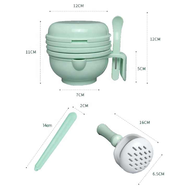 Easy Use Citrus Squeezer and Food Grinder