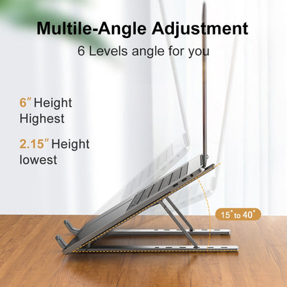 Portable Laptop Aluminum Desk Stand