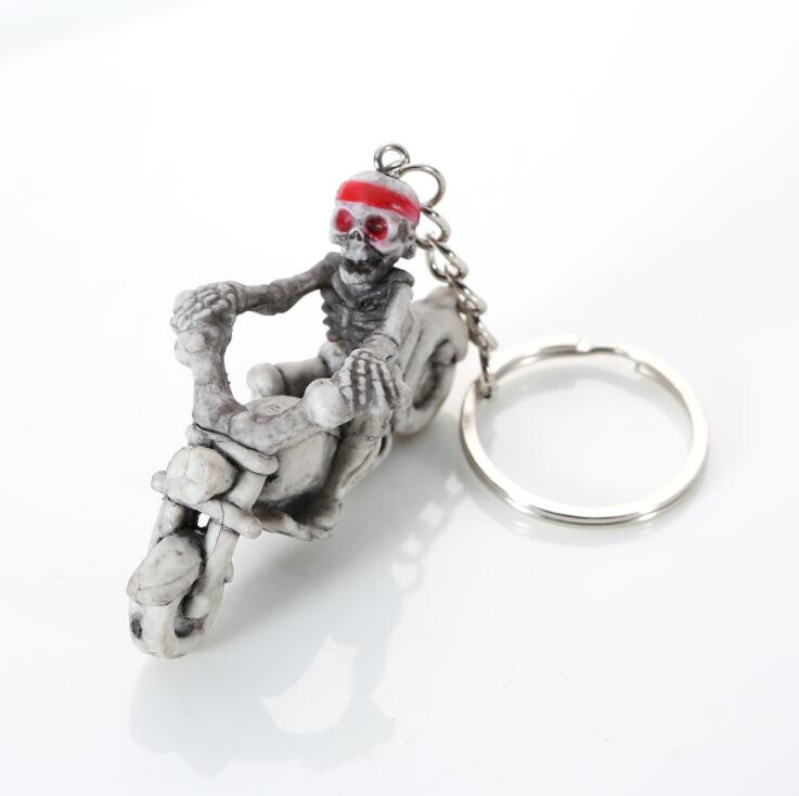 Unique Goth Style Skeleton Keychain