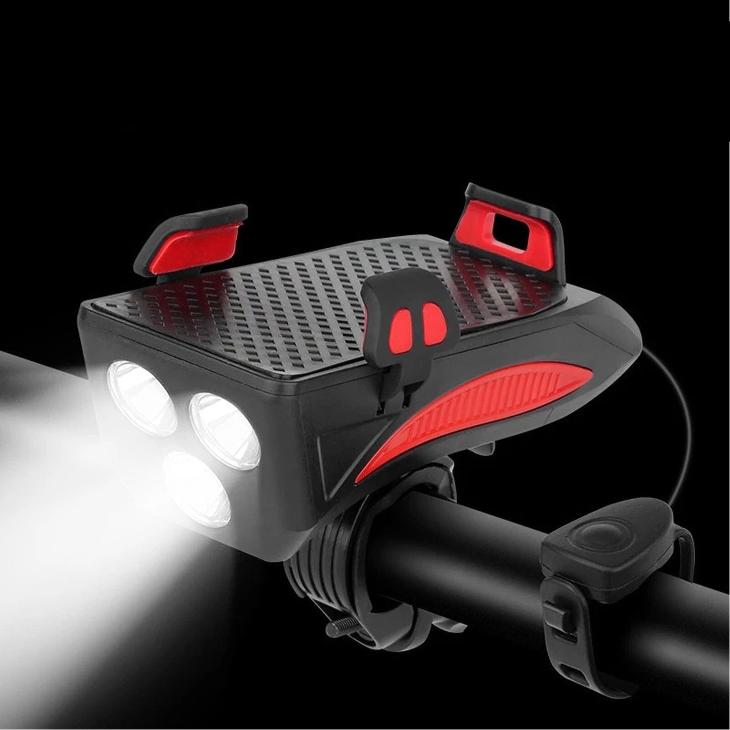 Bright 4-in-1 Bicycle Light Set