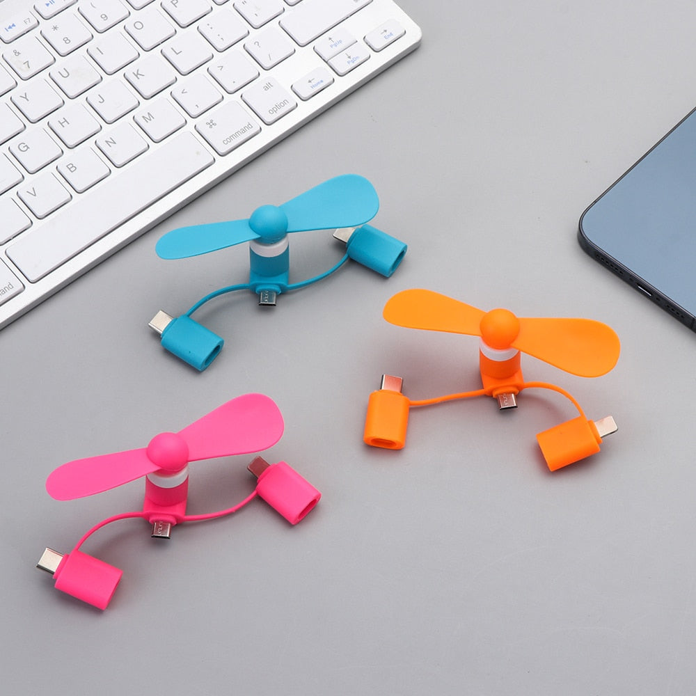 Compact Travel Phone Cooling Fan