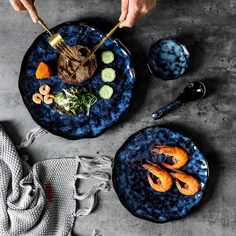 Beautiful Starry 10-Piece Dinnerware Set
