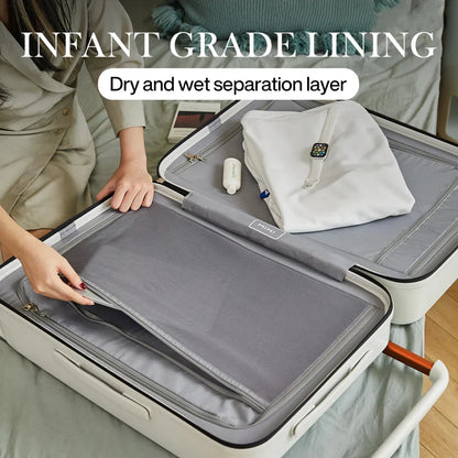 Durable Hardside Luggage with Comfort Handle