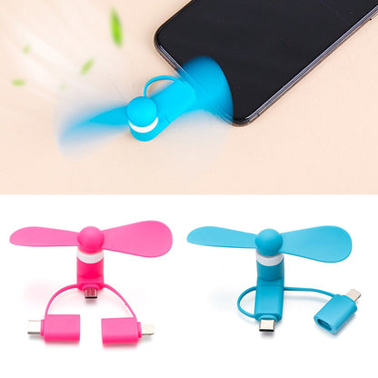 Compact Travel Phone Cooling Fan