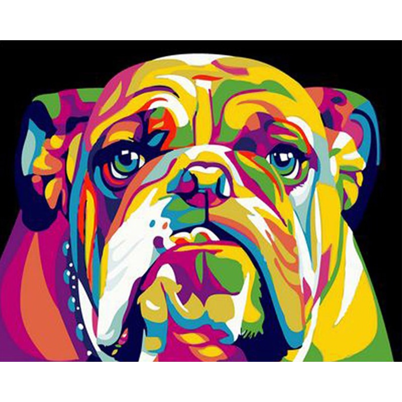 Colorful Animal Art Kit by Numbers