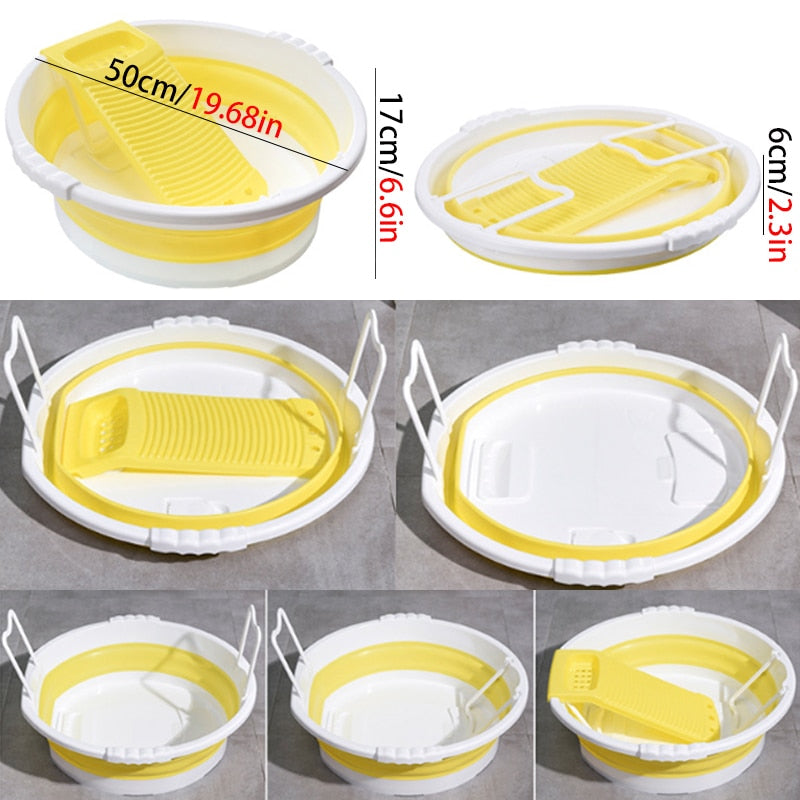 Portable Compact Laundry Wash Basin