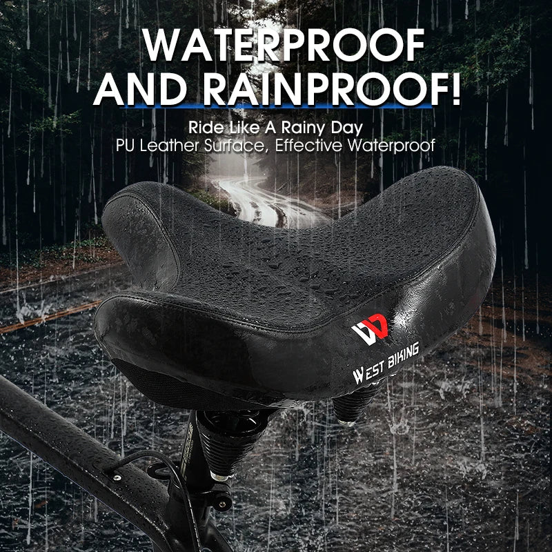 Ergonomic Bike Seat with Thick Cushion Pad – Most Comfortable Bicycle Seat for MTB and Road Bikes, Breathable Design-5