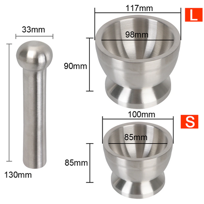 Premium Stainless Herb Grinder Crusher