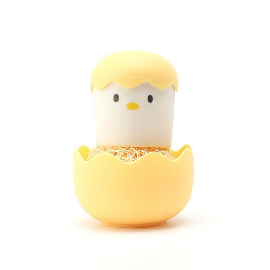 Colorful Egg Shaped Kitchen Scrub Brush - Fesara