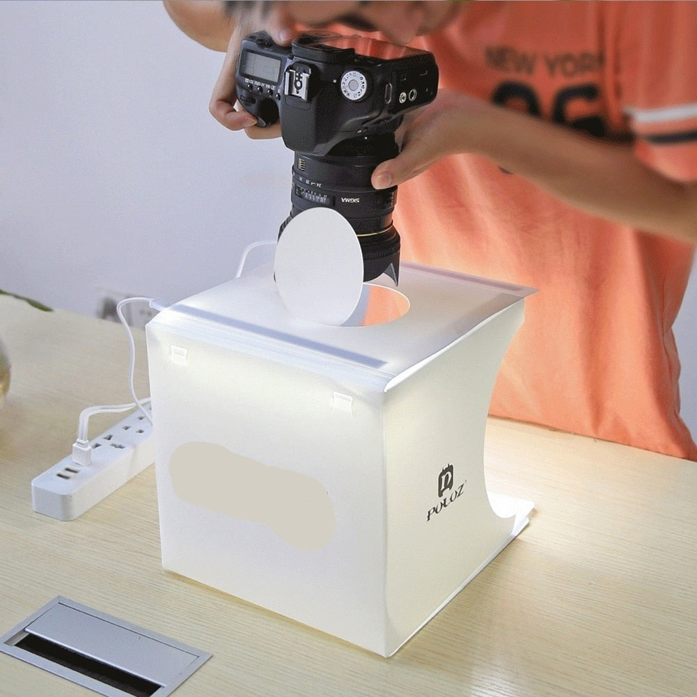 Portable Compact LED Photo Studio Kit Box - Fesara