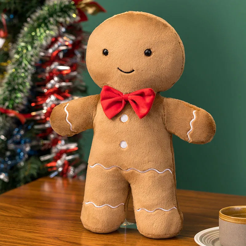 Soft Christmas Teddy – Cuddly Gingerbread Friend Plush Toy