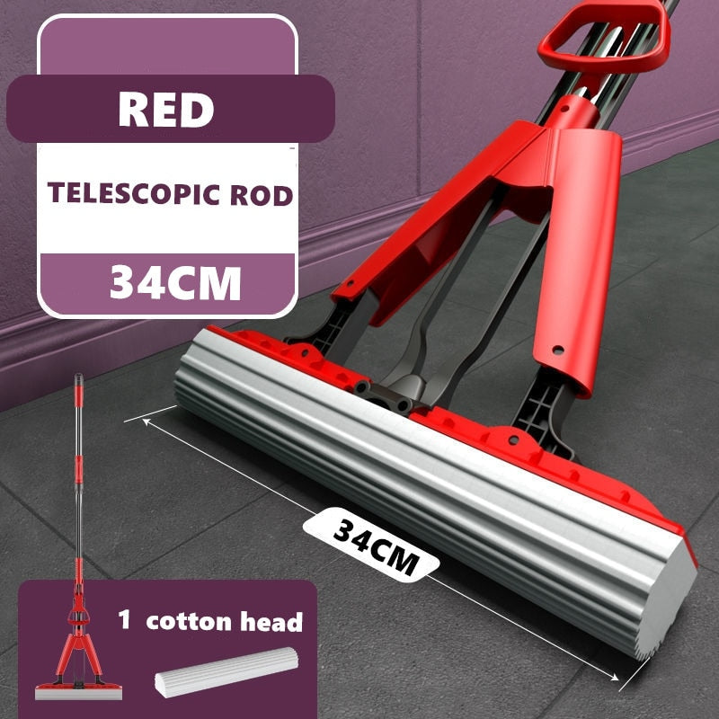 Easy Grip Folding Floor Cleaning Mop