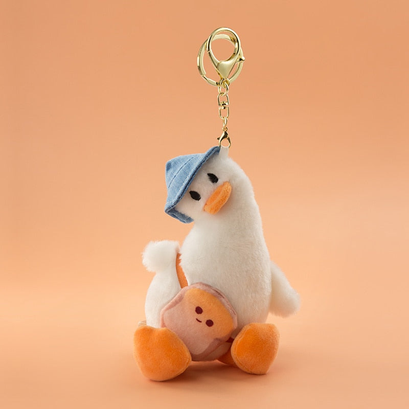 Cute Quirky Duck Figure Keychain - Fesara