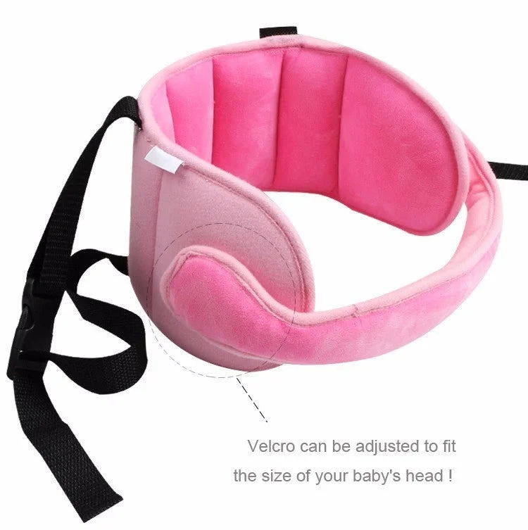 Kids Car Headrest Pillow - Soft Adjustable Travel Cushion - Fesara