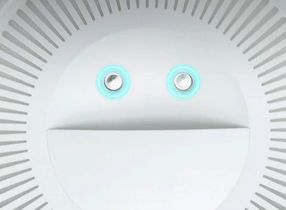 Compact Cool Mist Air Purifier White LED Humidifier