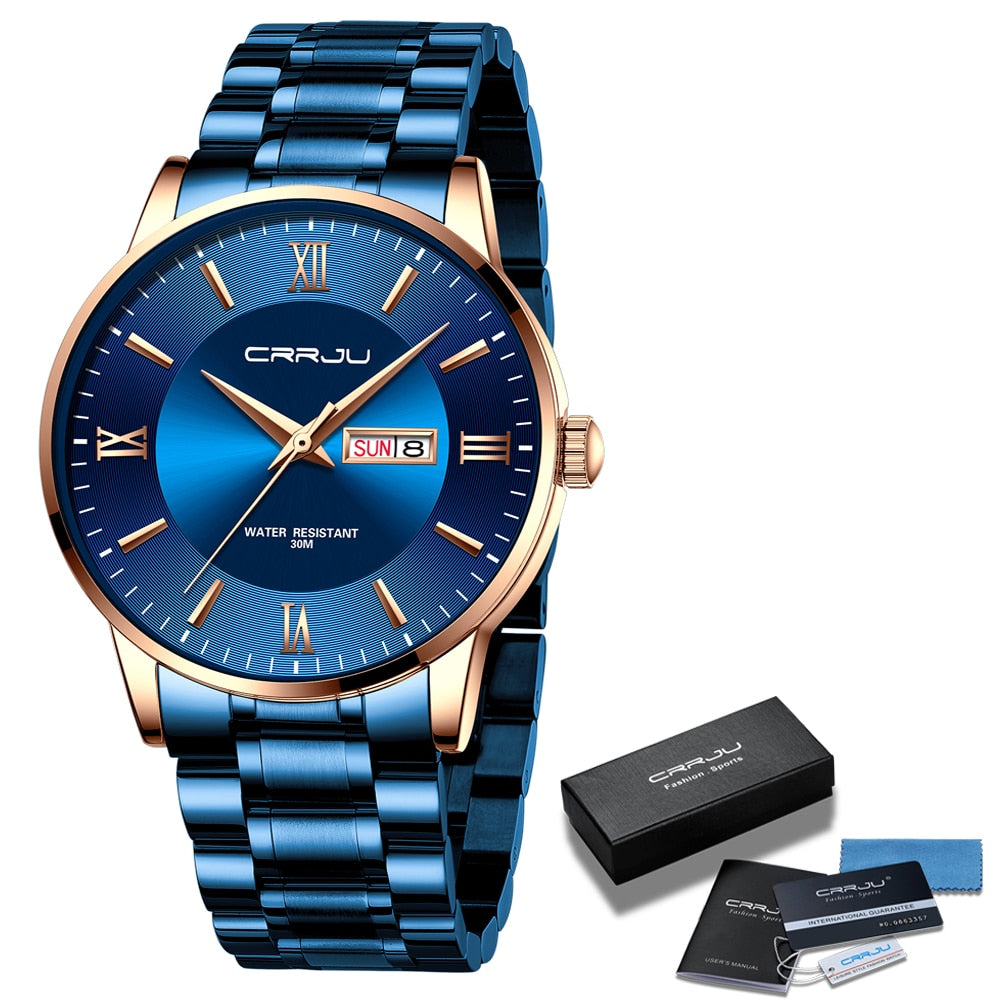 Premium Waterproof Quartz Chronograph Watch