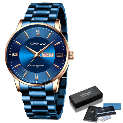 Premium Waterproof Quartz Chronograph Watch